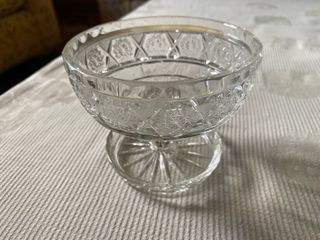 Zuppiera cristallo con 6 coppe