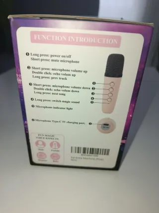 Máquina Karaoke Juguete con Micrófonos