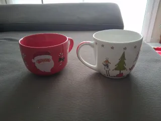 Tazas Navideñas Cerámica