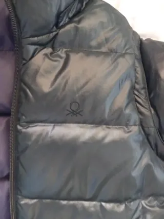 Plumífero chico reversible morado