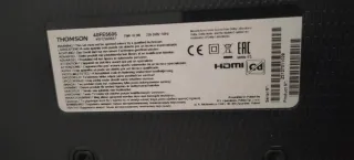 TV Thomson 40" Negro y Plata