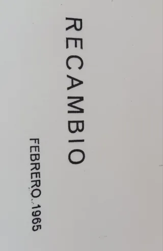 Catálogo Guzzi Dingo 49cc Febrero 1965