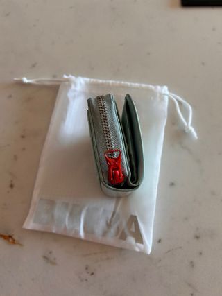 Monedero Bimba y Lola verde cocodrilo