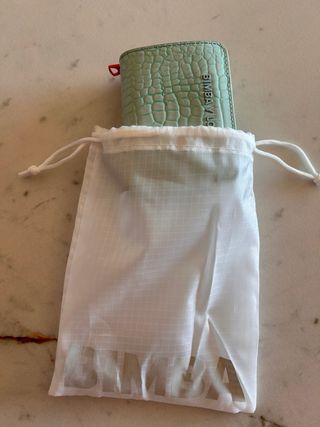 Monedero Bimba y Lola verde cocodrilo