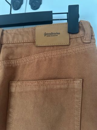 Falda vaquera marrón