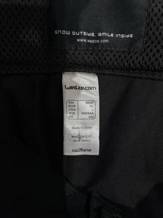 Pantalón de esquí Wedze hombre Talla XL