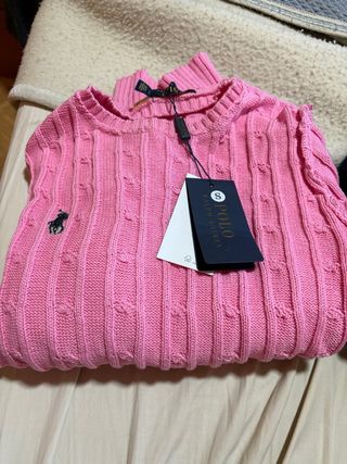 Jersey Polo Ralph Lauren Rosa Talla S