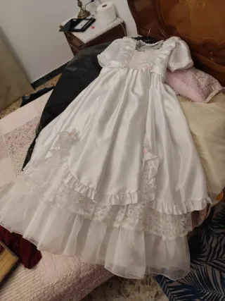 Vestido de Comunión Blanco Casi Nuevo