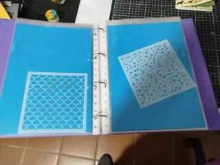 Lote de stencils para manualidades