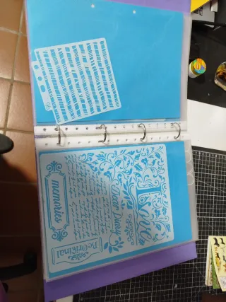 Lote de stencils para manualidades