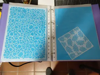 Lote de stencils para manualidades