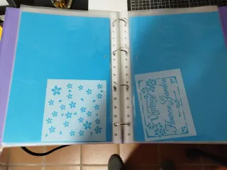 Lote de stencils para manualidades