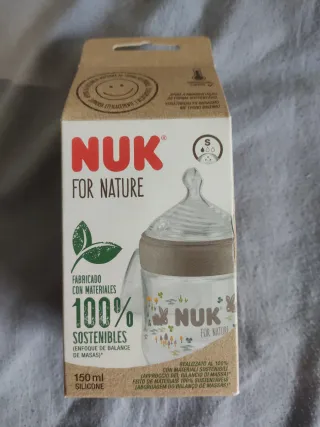 Biberón NUK For Nature 150ml Silicona