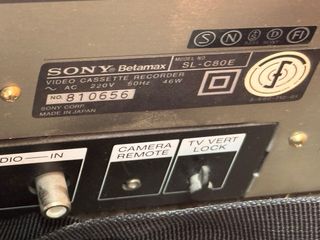 Sony Betamax PAL Video Cassette Recorder