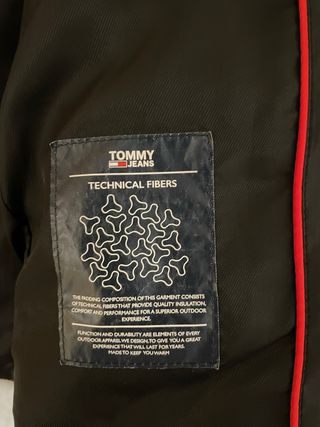 Anorak Tommy Hilfiger Jeans Mujer Negro Talla XXL