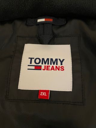 Anorak Tommy Hilfiger Jeans Mujer Negro Talla XXL
