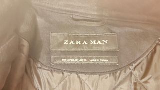 Abrigo Zara Hombre Talla M Negro