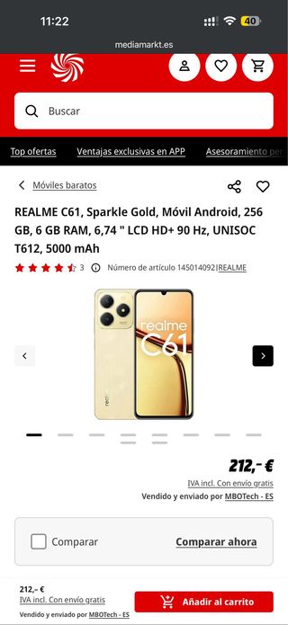 Realme C61 Caja Sellada