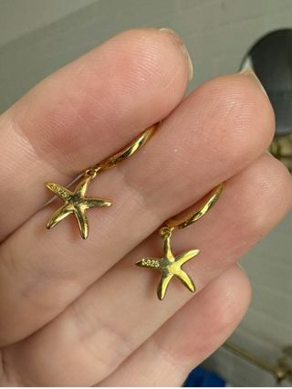 Orecchini gold vermeil Stella Marina