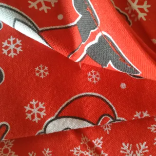 Set 3 strofinacci Natale cotone 50x70