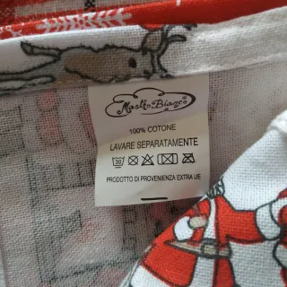 Set 3 strofinacci Natale cotone 50x70