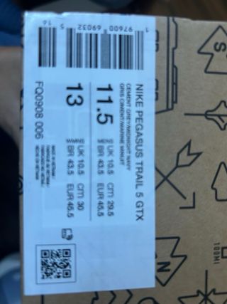 Zapatilla Nike Pegasus Trail 5 GTX Gore-Tex Azul/G