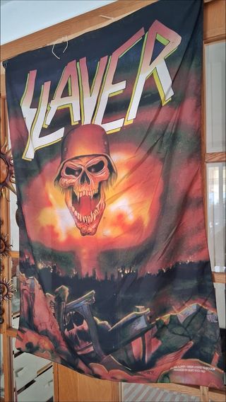 Bandeira Slayer Metal Rock