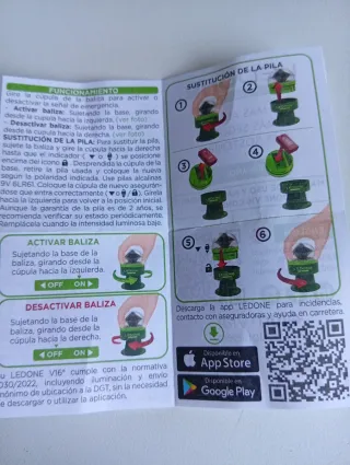 4 Balizas V16 DGT LedOne Connectd