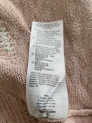 Jersey rosa palo estrellas talla desde 38 hasta 44