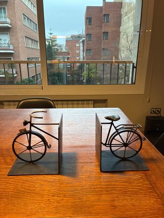 Apoyalibros Bicicleta Hierro