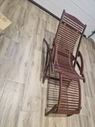 Hamaca jardín madera eucalipto