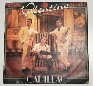 Valentino Cadillac Single Vinilo Eurovision 86