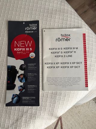 Silla coche Britax Römer Negra