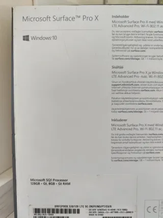 Microsoft Surface Pro X versión LTE SQ1/8/128