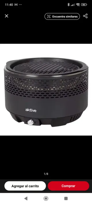 Barbacoa Aktive Smokeless Charcoal Grill