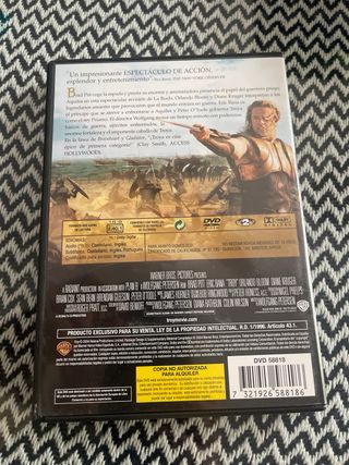 DVD Troya Brad Pitt Eric Bana Orlando Bloom