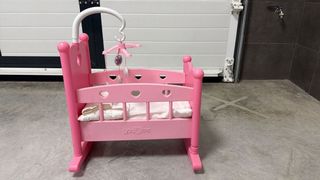 Cuna de juguete rosa You & Me