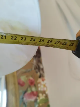 Lámpara de techo opalina vintage