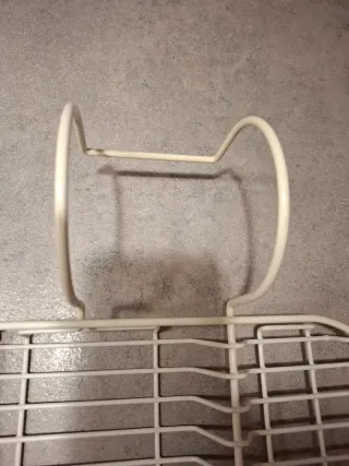 Portasapone bianco per vasca/lavandino