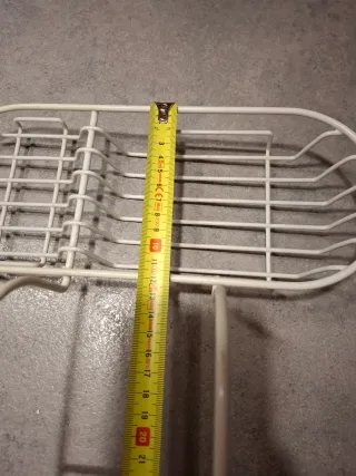 Portasapone bianco per vasca/lavandino