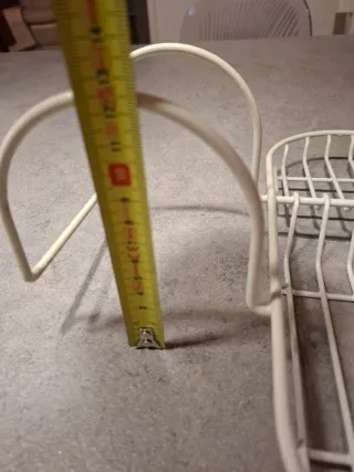 Portasapone bianco per vasca/lavandino