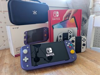 Nintendo Switch OLED + Nitro Deck + Juegos