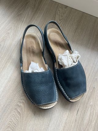 Menorquinas Castell Talla 42 Azul Denim