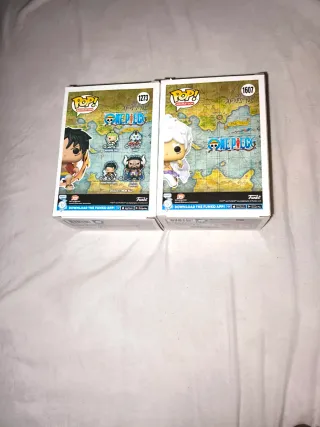 Funko Pop! Luffy Red hawk y Luffy Gear Five