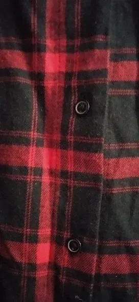 Camicia quadri rossi e neri Tezenis