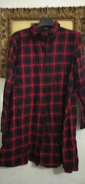 Camicia quadri rossi e neri Tezenis