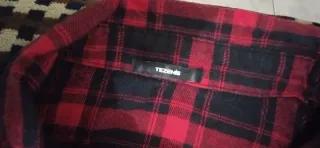 Camicia quadri rossi e neri Tezenis