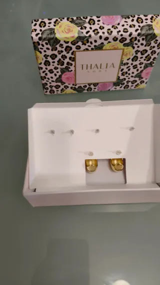 Set de 3 pares pendientes Thalia Sodi
