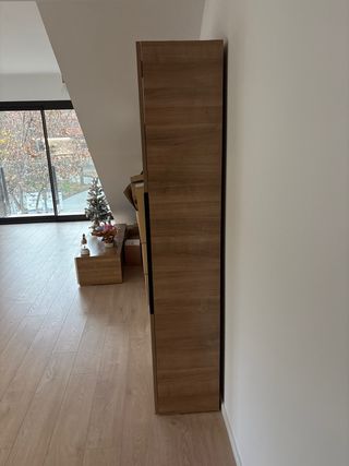 Vitrina Comedor Madera y Cristal