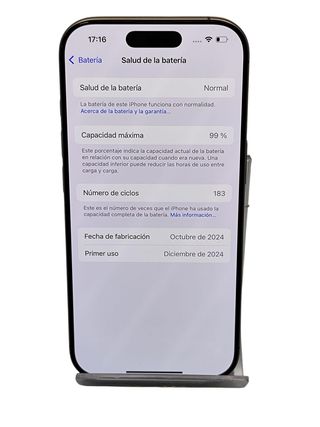 IPHONE 16 PRO 256GB BAT 99% TITANIO DESIERTO